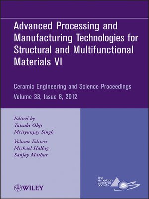 cover image of Advanced Processing and Manufacturing Technologies VI